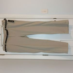 Apt 9 NWT 18W Khaki Straight Leg Slack with Belt.